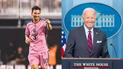 Lionel Messi fue condecorado con la Medalla Presidencial de la Libertad por Joe Biden
