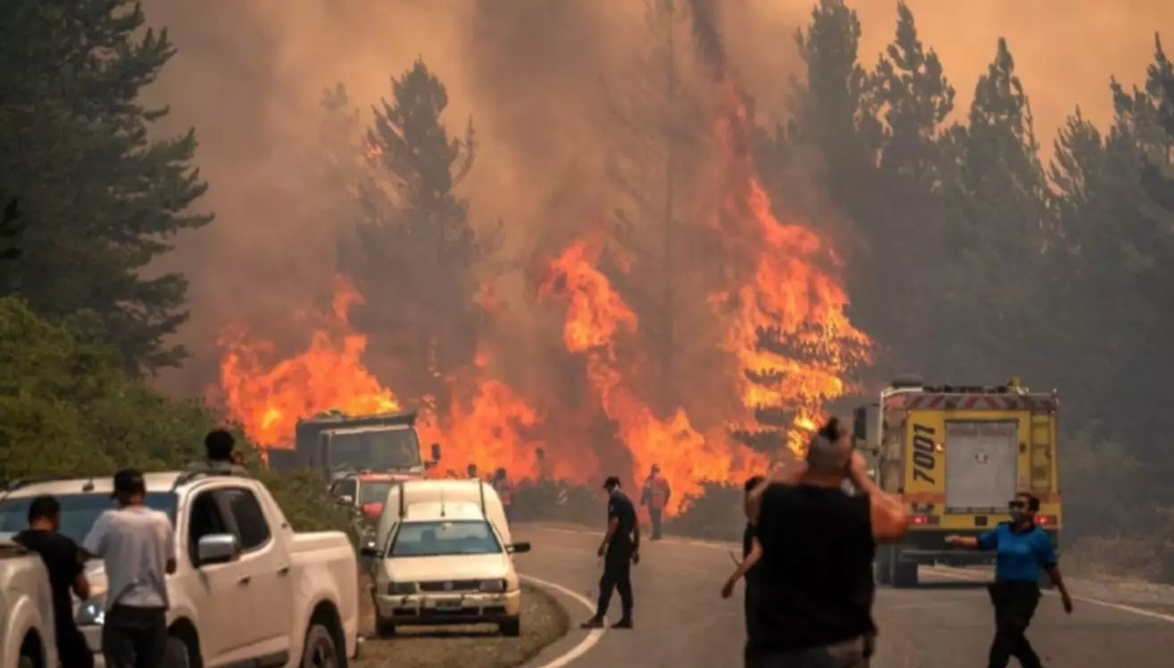 Corte total de la Ruta 71, en el tramo que une el empalme con Ruta 40 y Cholila