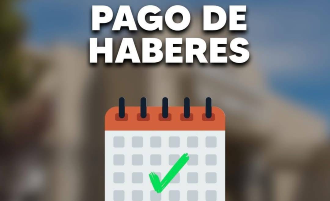 El Municipio de Sarmiento deposito los haberes