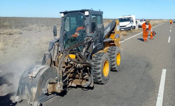 Vialidad Nacional realiza trabajos de bacheo en la Ruta 25 entre ...