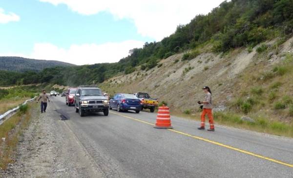 Piden circular con precaución en el tramo de la ruta 40 entre Bariloche ...