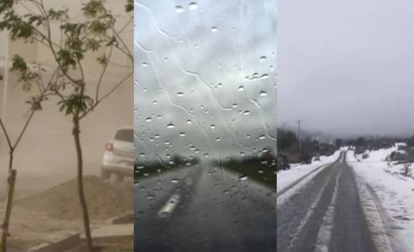 Chubut bajo alerta amarilla por nevadas, lluvias y fuertes vientos para ...