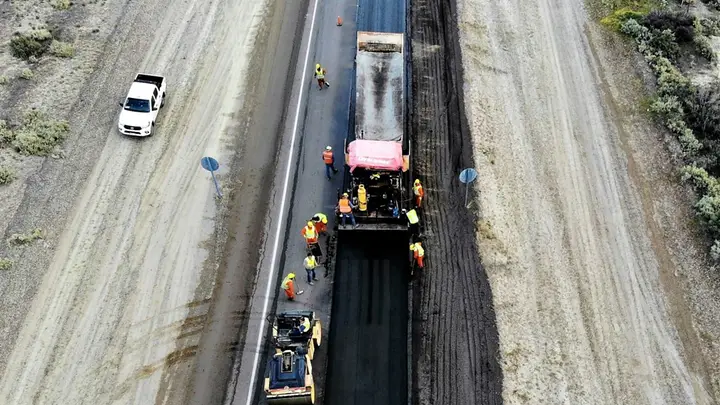 Avanzan las obras en el tramo Trelew-Malaspina de la Ruta N°3 - Últimas ...