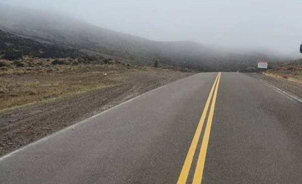 Estado de las rutas nacionales en Chubut este jueves 25 de junio: advierten por hielo, heladas y bancos de niebla