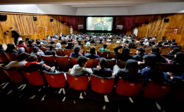 El cine teatro volció a reunir a vecinos para alentar a la Selección Argentina