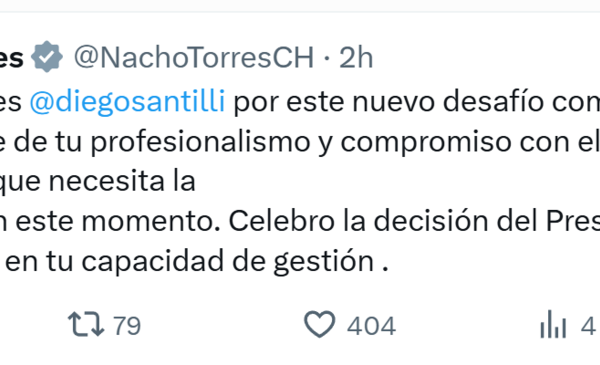 El Gobernador felicitó a Diego Santilli por su designación como jefe de Gabinete