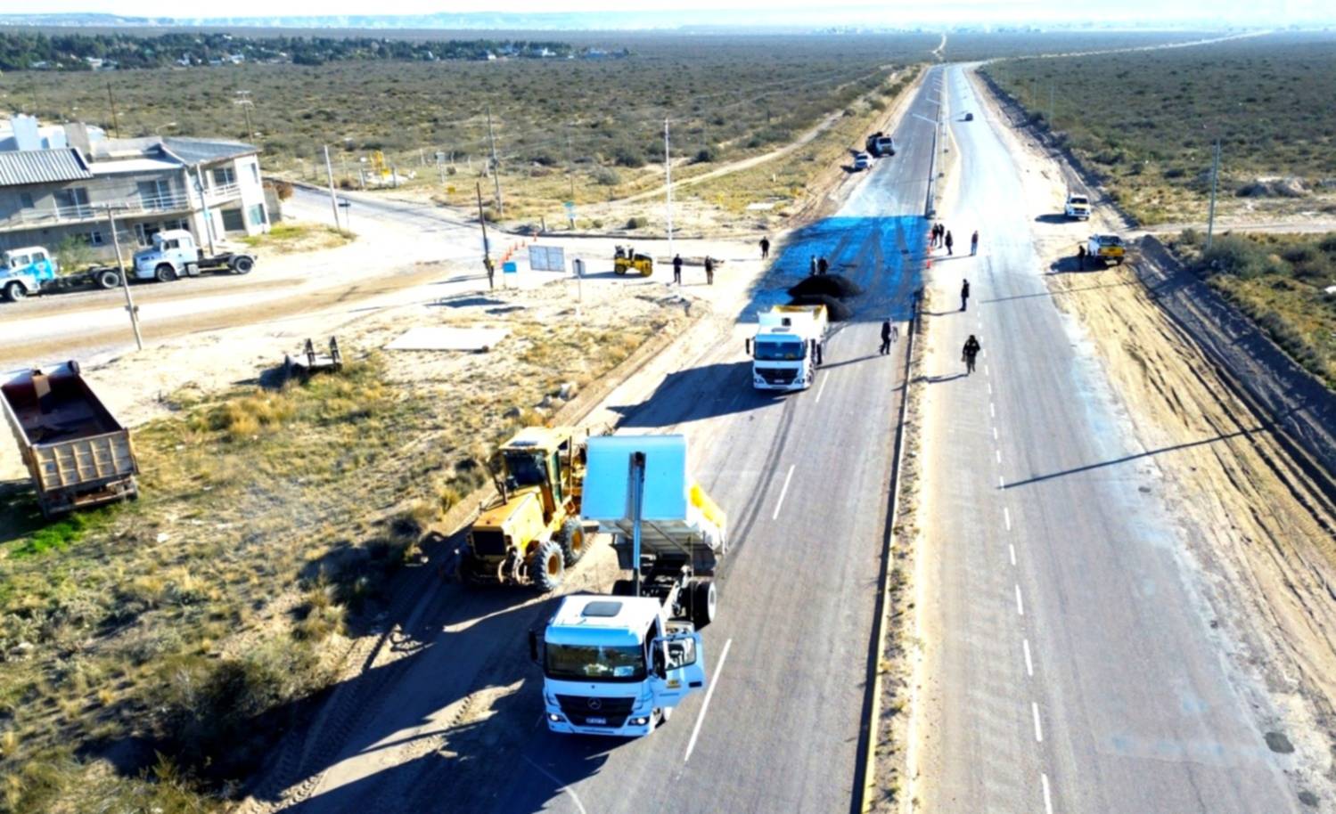 Provincia acondicionó el acceso al barrio Solanas en Puerto Madryn -  Últimas Noticias: El Chubut