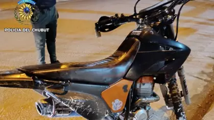 Madryn: Detienen a un hombre que circulaba con una moto con pedido de secuestro