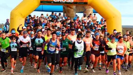 Luciano Galván y Majo Marinao ganaron los 15K del Dino Cross en Trelew