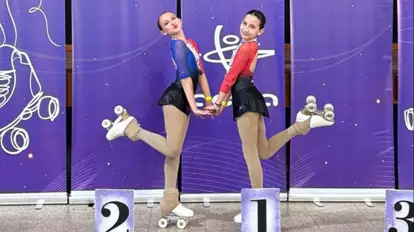 Las patinadoras de Ferro brillaron en el Torneo Promocional de Gaiman