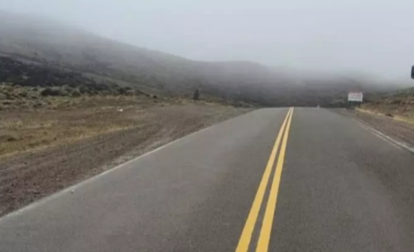 Ruta 3: advierten por intensa niebla entre Garayalde y Comodoro Rivadavia