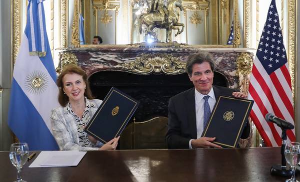 Argentina y Estados Unidos suscribieron un Memorándum sobre cooperación ...