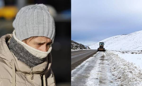 Rigen alertas amarillas por frío extremo y nevadas en distintas zonas de Chubut