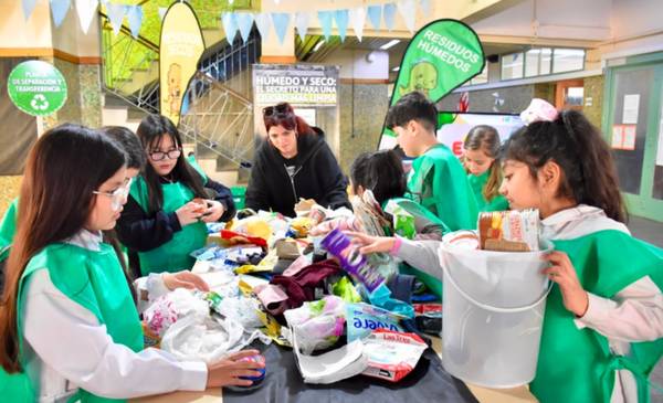 Gran convocatoria del programa Eco Educar en las escuelas primarias de Trelew