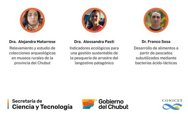 El Gobierno del Chubut fortalece el talento científico con nuevas becas postdoctorales cofinanciadas junto al CONICET