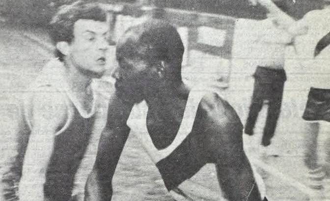 Richard Moore con Guillermo Brown