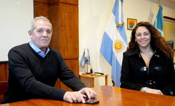 Camarones: Punta y Loyola repasaron las obras educativas en marcha y proyectaron nuevas intervenciones