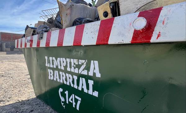 La campaña de limpieza continúa en los barrio San Miguel y Nueva Chubut