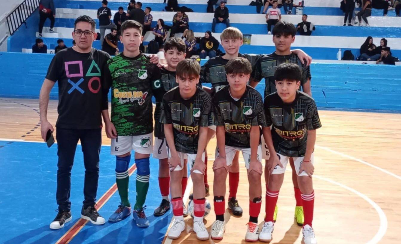 Fin de semana a pleno futsal en el Gimnasio Municipal Nº 1 de Trelew