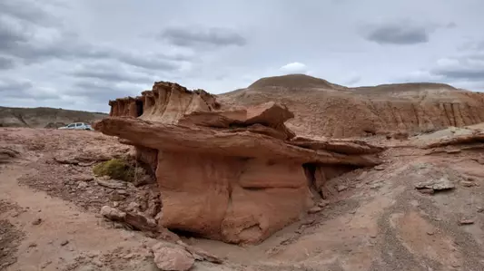 Rocas Coloradas, una experiencia única para pedalear en la inmensidad patagónica