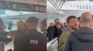 Juan Grabois fue escrachado en el Aeropuerto de Ezeiza