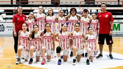 El equipo U12 de Racing participó de la fase final de  la Liga Federal Formativa de básquetbol en Buenos Aires