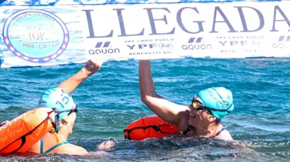 La prueba de aguas abiertas en  Lago Puelo será difundida en la FIT
