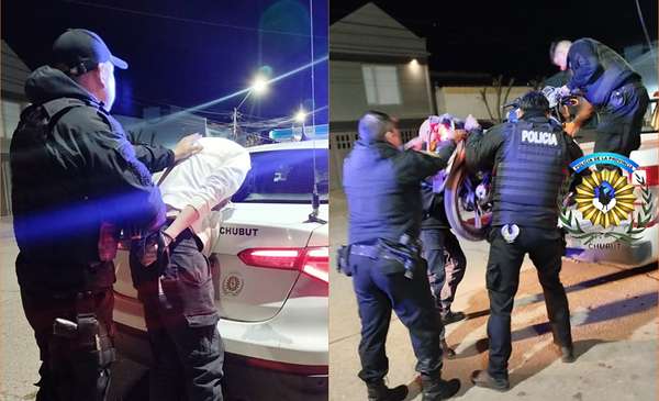 Puerto Madryn: detuvieron a un hombre tras agredir y resistirse a la Policía durante un control
