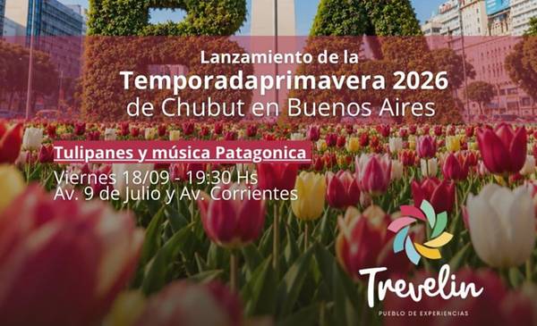 El obelisco recibe nuestros tulipanes.