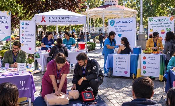 Trelew conmemora el Día de la Sanidad con una jornada abierta en la Plaza Independencia