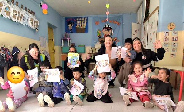 Niños del jardín municipal aprendieron sobre la germinación de semillas en Rawson