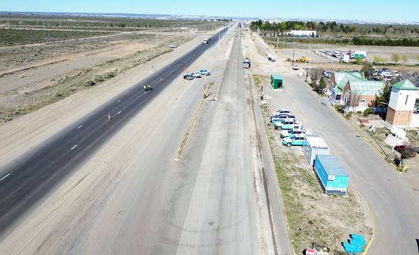 Avanza la última etapa de la obra de finalización de la Doble Trocha Madryn-Trelew