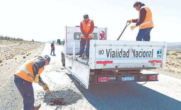 Vialidad Nacional ejecutó tareas de bacheo en las rutas 3, 25 y 40 ...