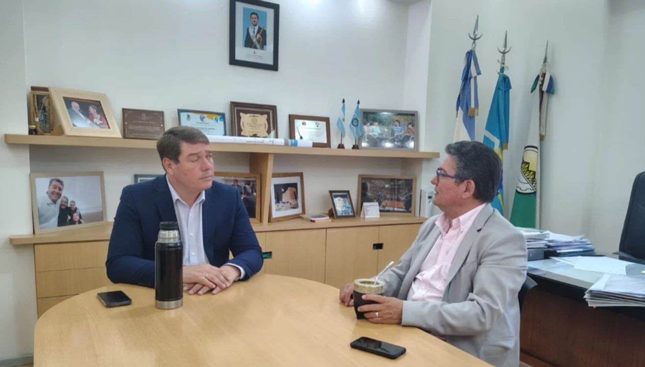 El intendente de Rawson  recibió a su par de Río Senguer