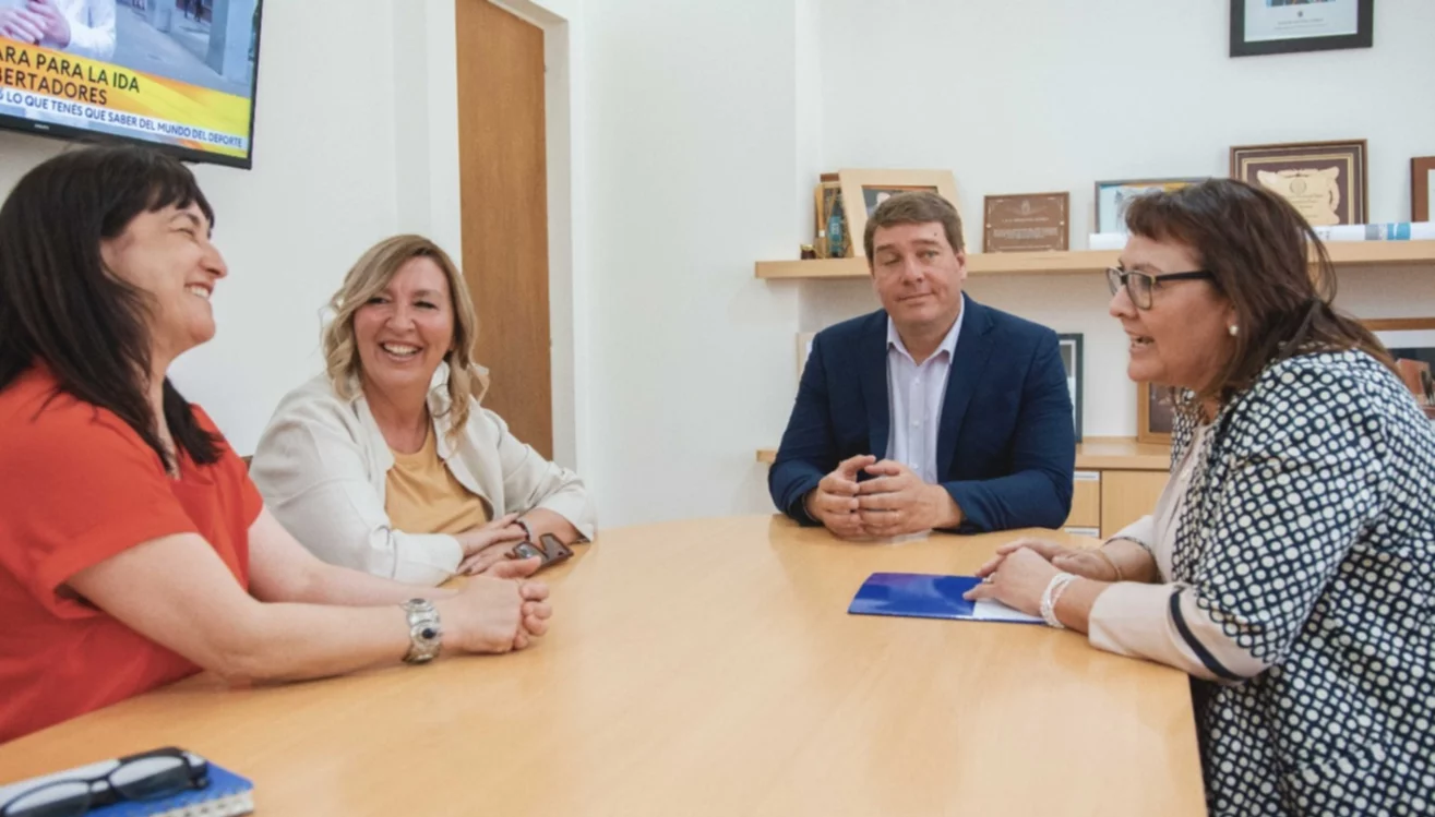 Biss recibió a la presidenta del Rotary Antu de Trelew