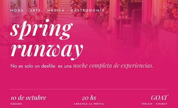 Se realiza el desfile «Spring Runway» en Trelew - Últimas Noticias: El Chubut