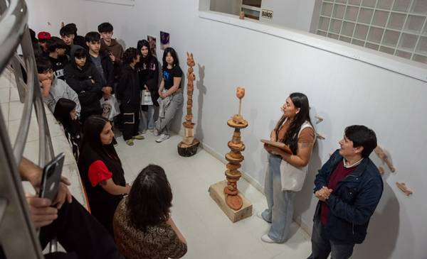 Provincia inauguró una nueva muestra artística elaborada por estudiantes de comunas y parajes chubutenses - Últimas Noticias: El Chubut