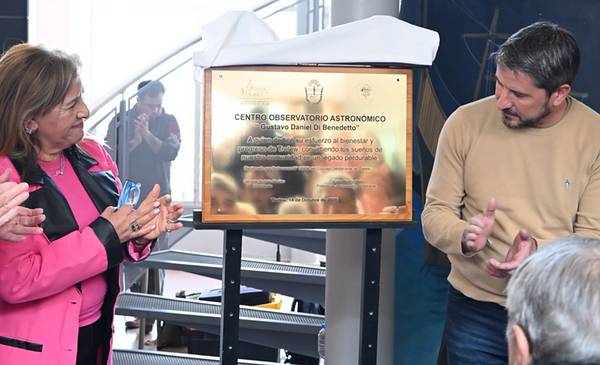 El Centro Astronómico de Trelew ya lleva el nombre de Gustavo Di Benedetto - Últimas Noticias: El Chubut