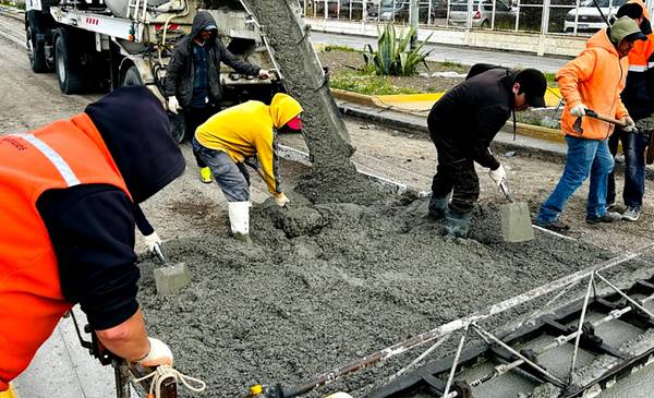 Comenzó el hormigonado en la Avenida Antártida Argentina en Rawson - Últimas Noticias: El Chubut