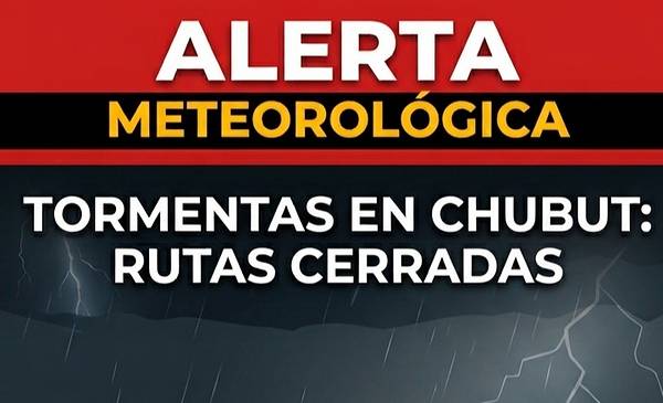 Por alerta de tormentas, tres rutas provinciales permanecen cerradas al tránsito