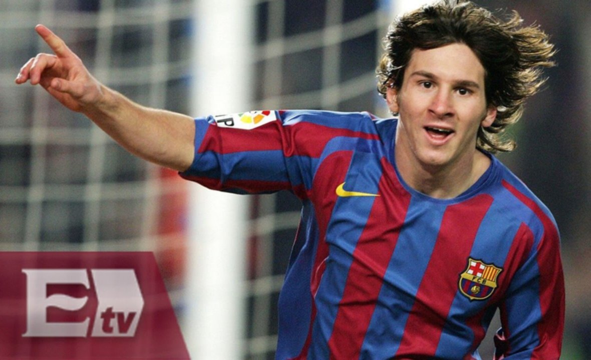 Hace 17 anos Messi debutaba con la camiseta del Barcelona en un amistoso