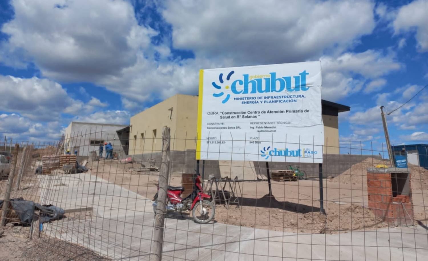 La obra del nuevo Centro de Salud del barrio Solanas de Puerto Madryn tiene  un 90% de avance - Últimas Noticias: El Chubut
